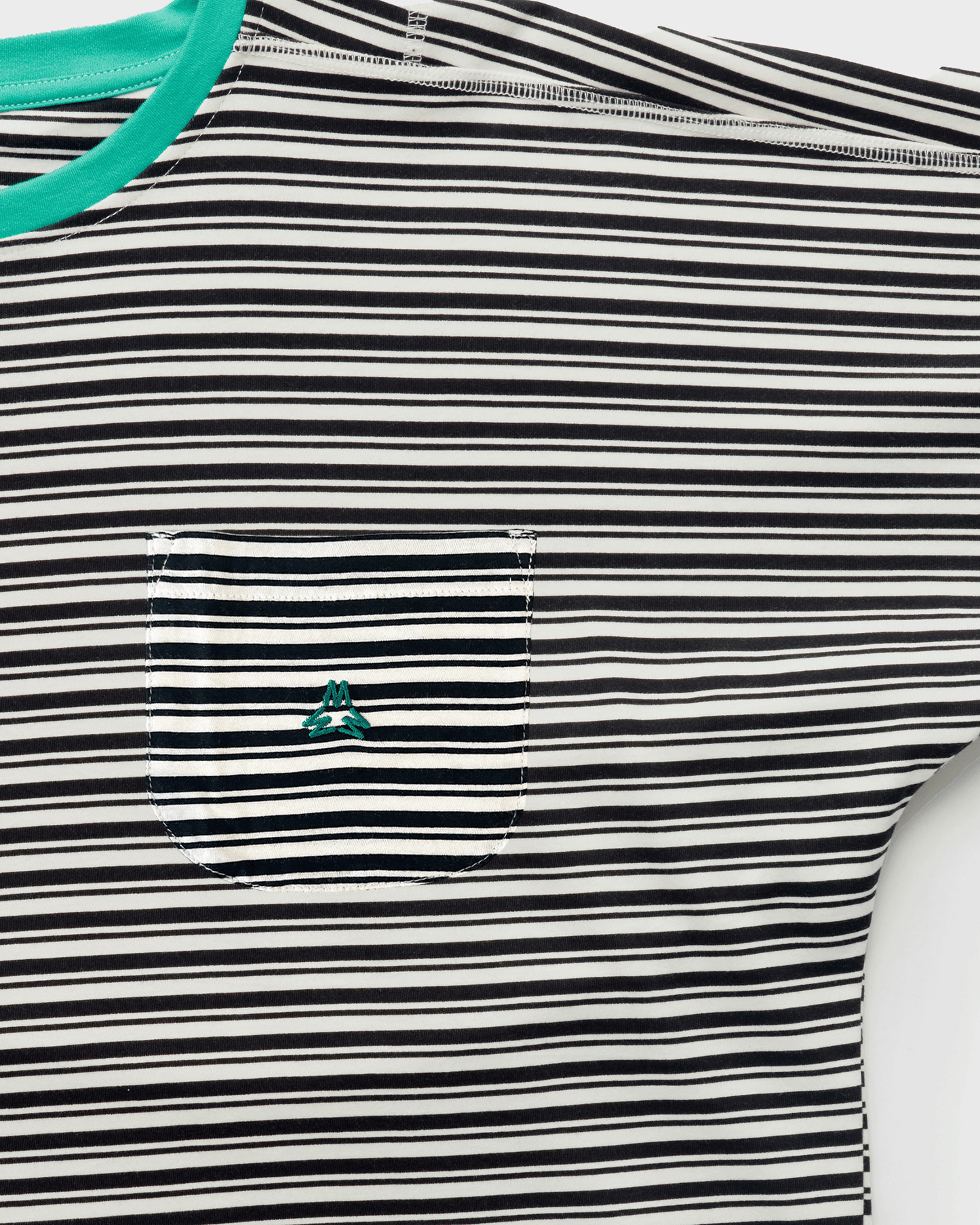 Sailor Stripe T-shirt - Black and Ecru Stripe