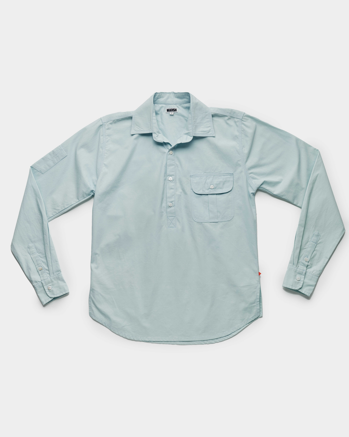 MARSH Button-Up Work Shirt Light Blue