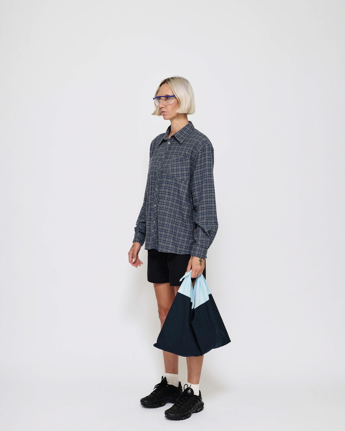 Flannel Work Shirt - Blue Fog