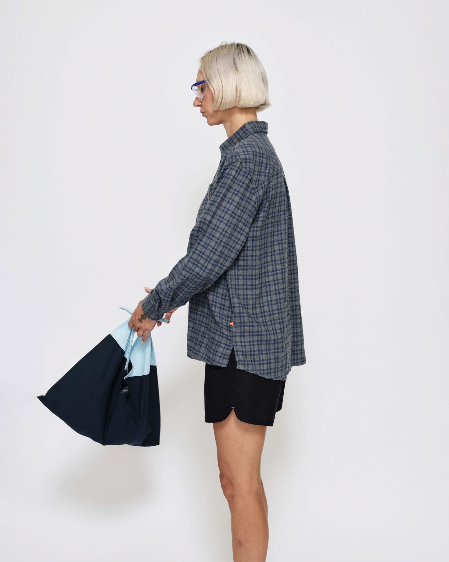 Flannel Work Shirt - Blue Fog