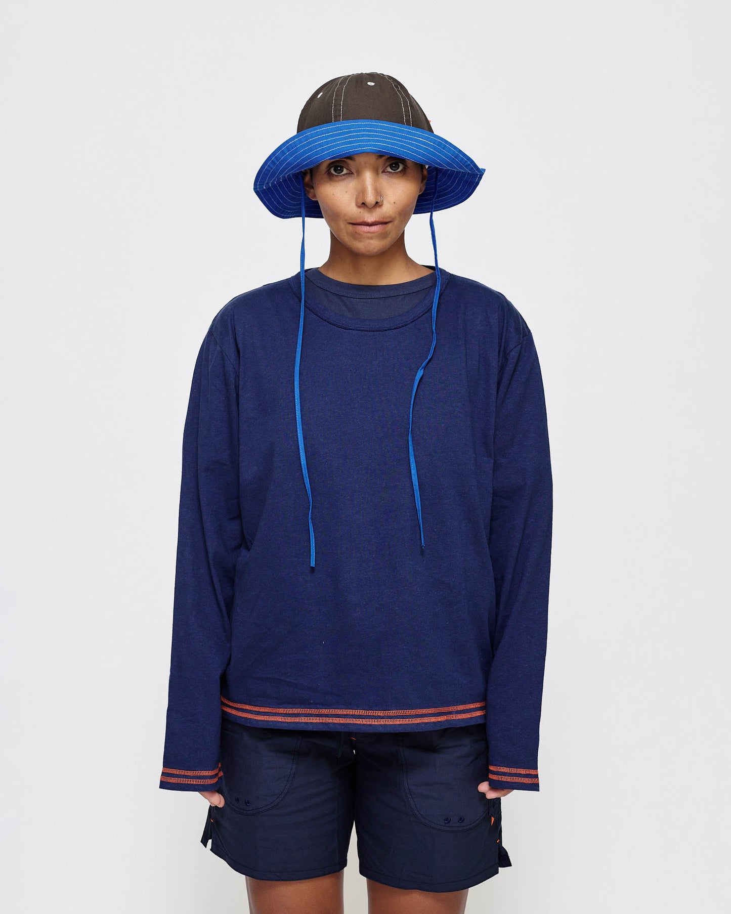 Hemp Pullover - Navy