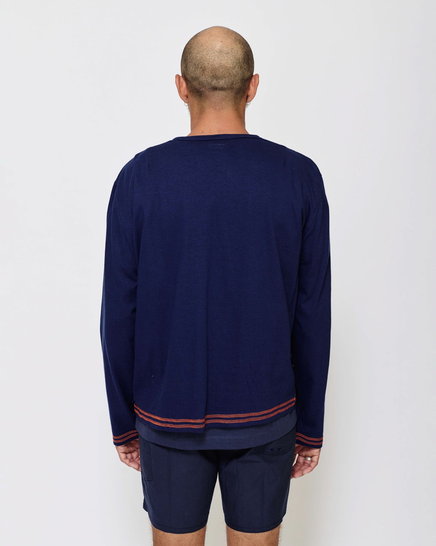 Hemp Pullover - Navy
