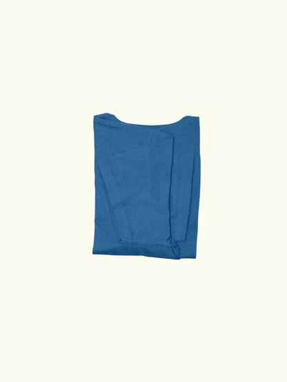 MARSH T-Shirt - Yarn Dyed Cotton, Blue