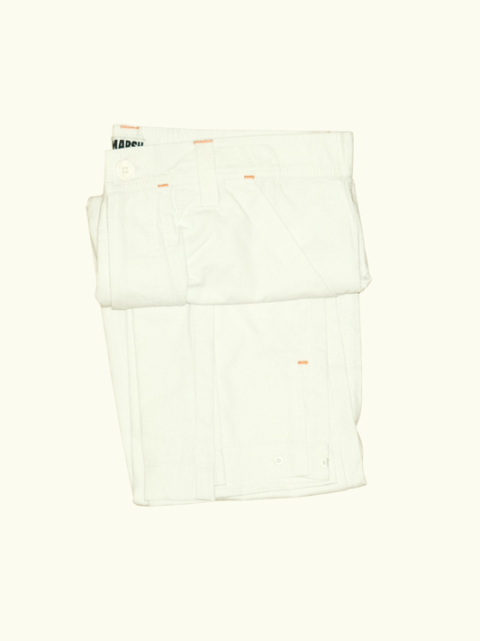 MARSH Deep Pocket Pant - Cotton Ripstop, White