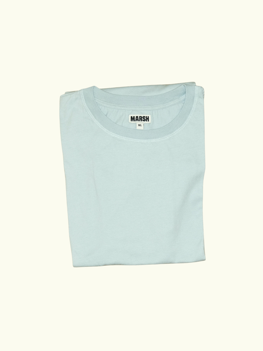 MARSH Lightweight T-shirt - Organic Cotton, Light Blue