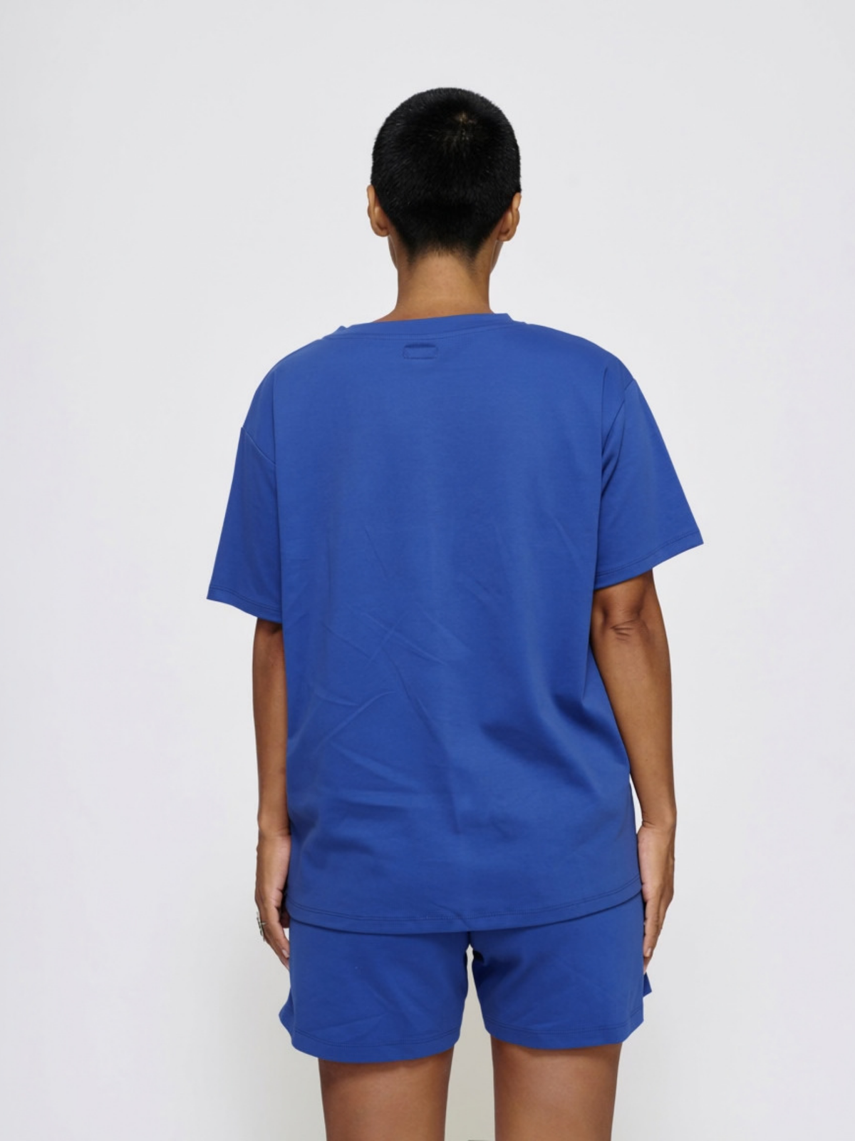 MARSH Drawstring Shorts - Yarn Dyed Cotton, Blue