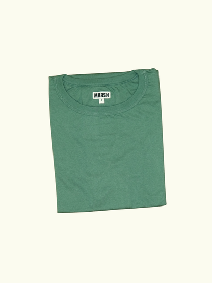 MARSH Everyday T-shirt - Recycled Cotton, Green