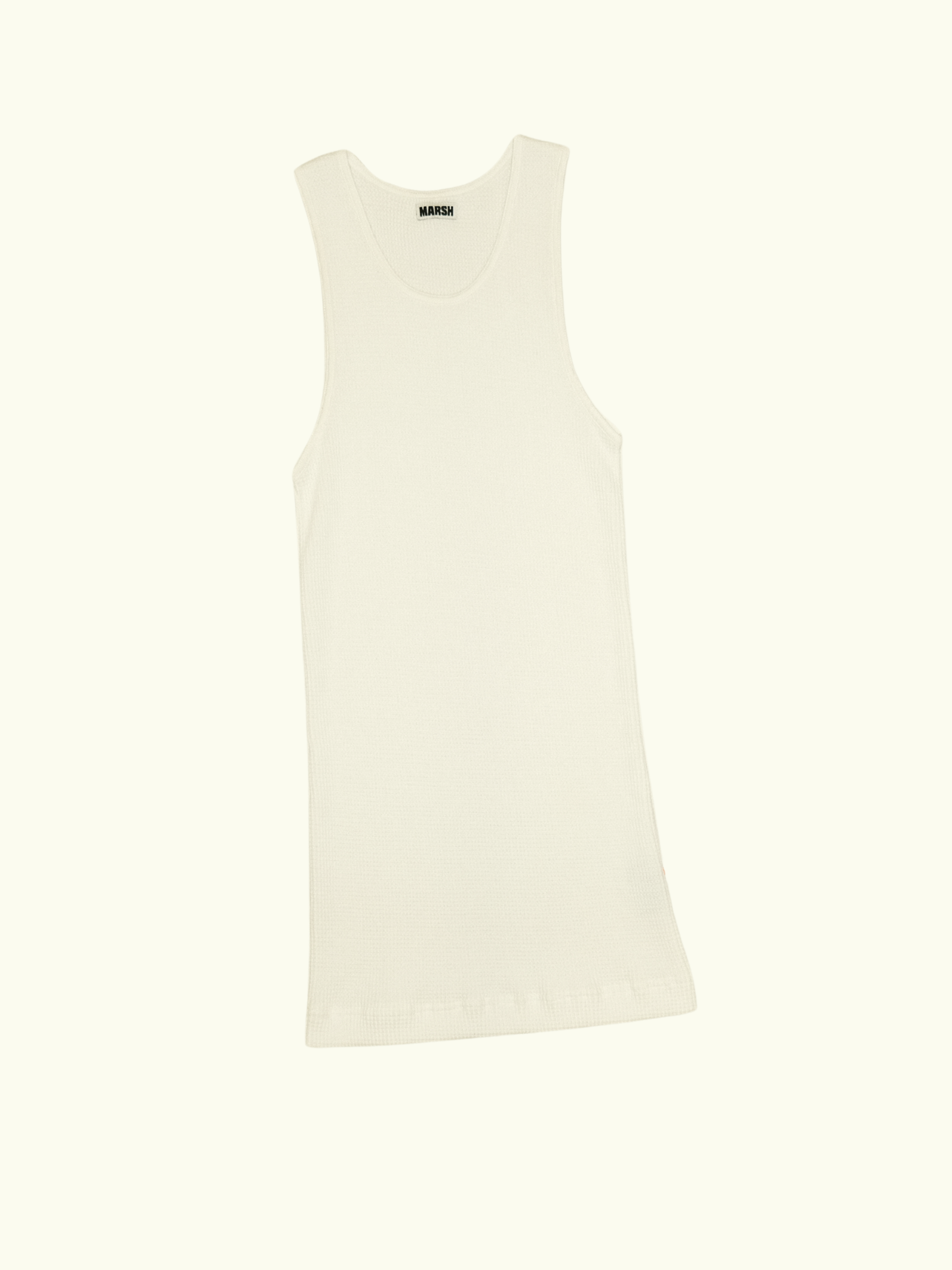 MARSH Tank - Cotton Waffle, White
