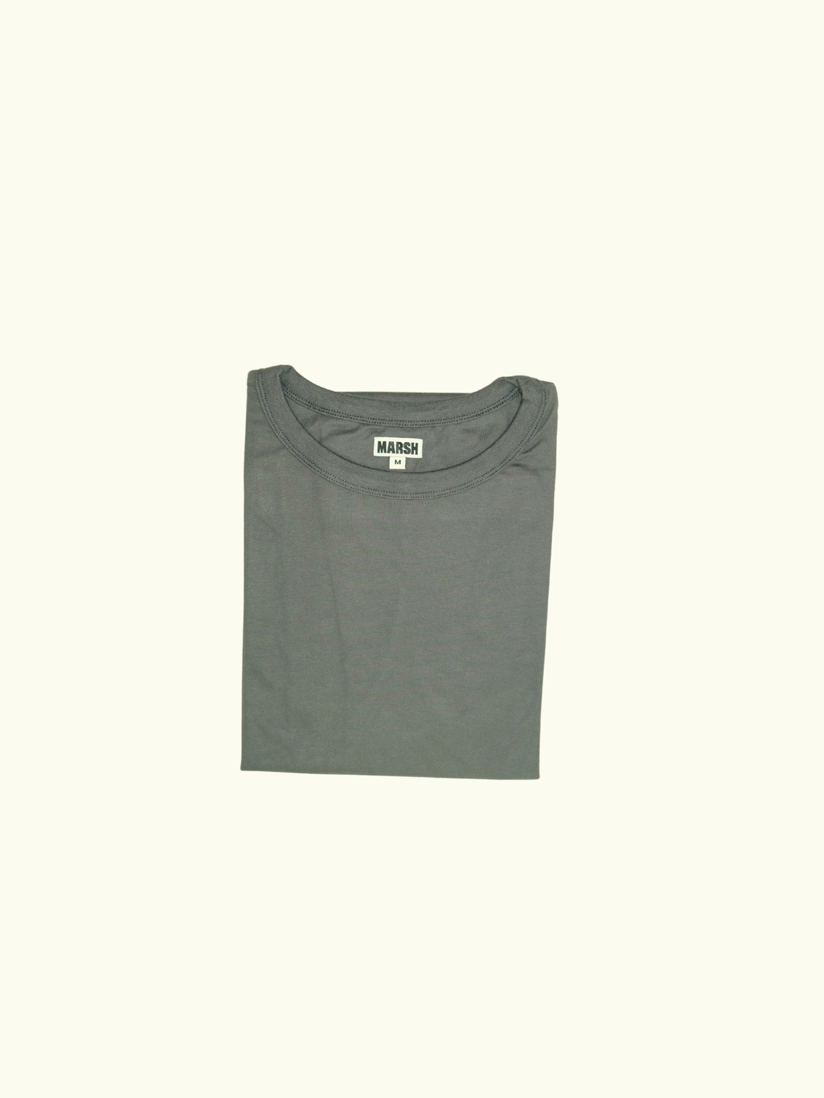 MARSH T-Shirt - Yarn Dyed Cotton, Charcoal