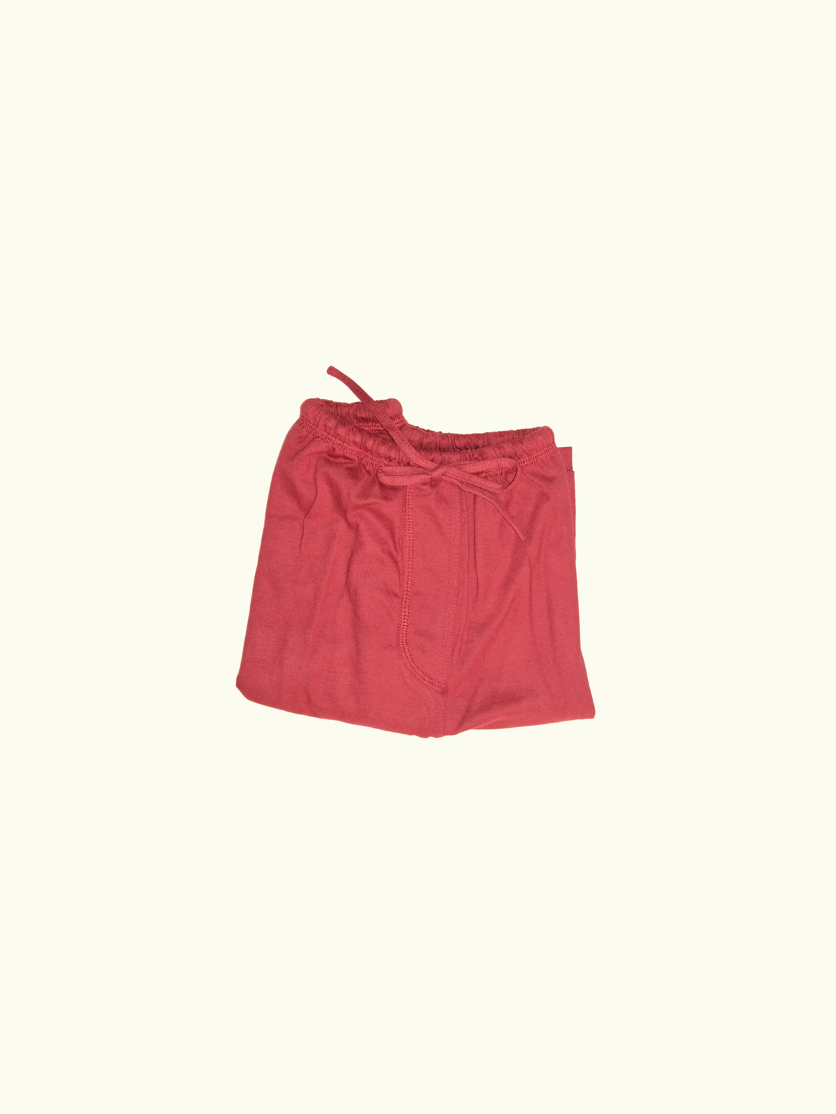 MARSH Drawstring Shorts - Yarn Dyed Cotton, Maroon