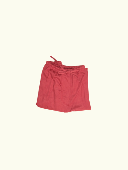 MARSH Drawstring Shorts - Yarn Dyed Cotton, Maroon