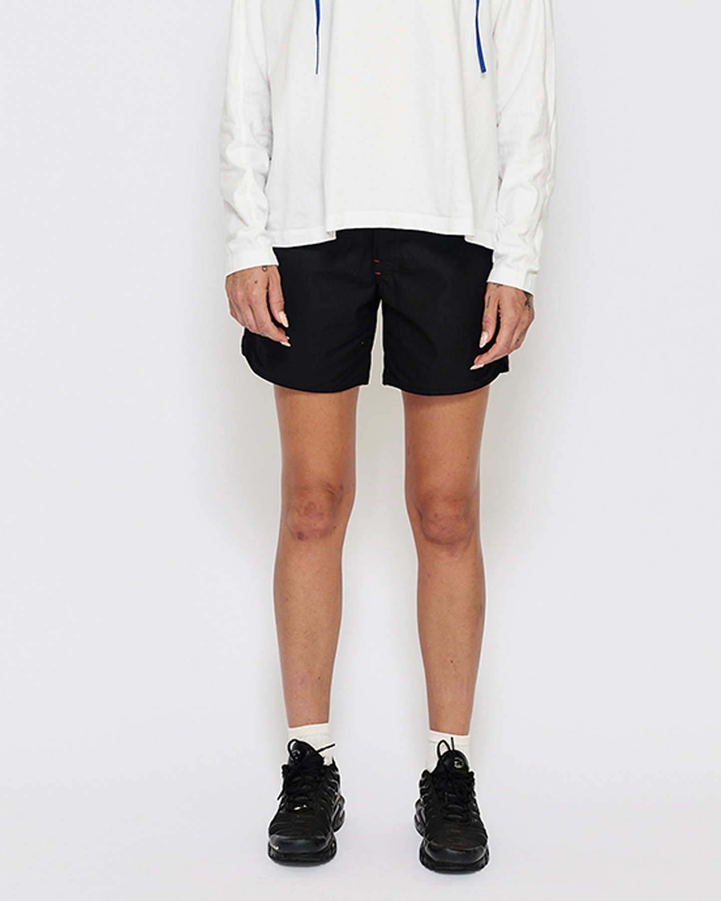 MARSH Boardshort - Cotton Ripstop, Black (Sample)