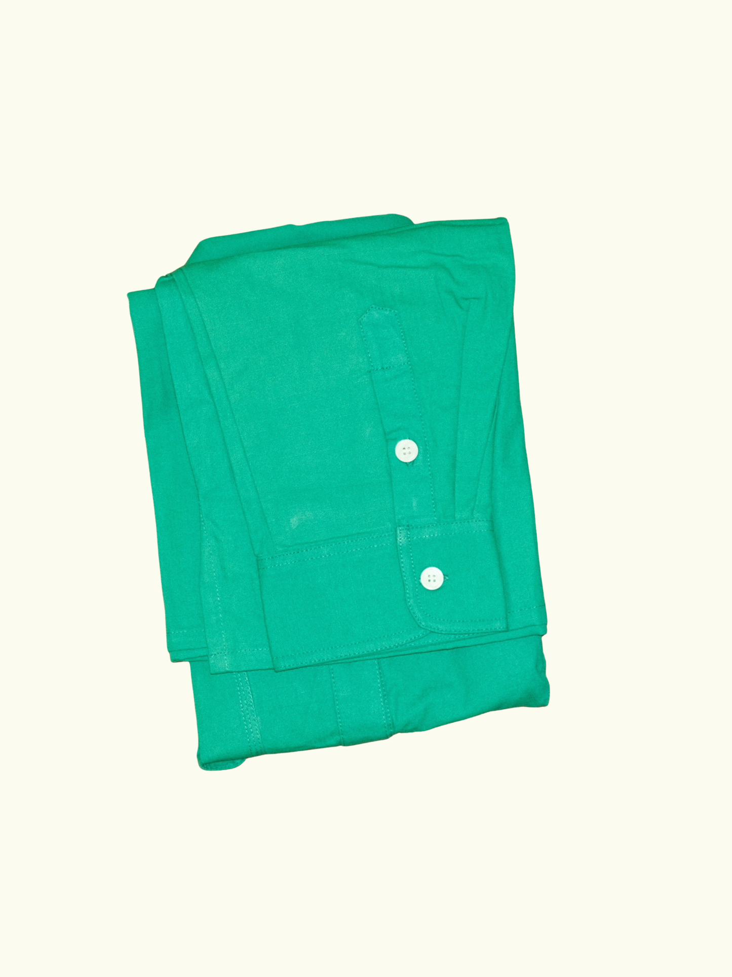 MARSH Button-Up Work Shirt - Cotton Ripstop, Bright Green