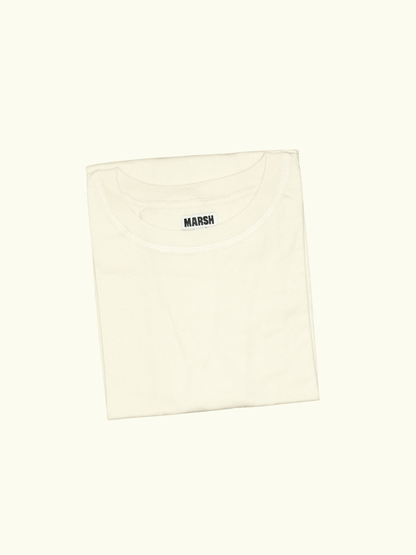 MARSH Hemp Pullover - Long Sleeve, White