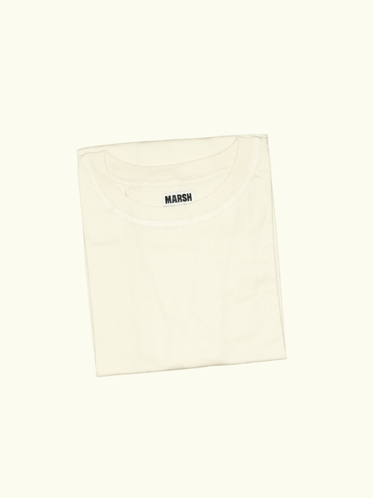 MARSH Lightweight T-shirt - Organic Cotton, White