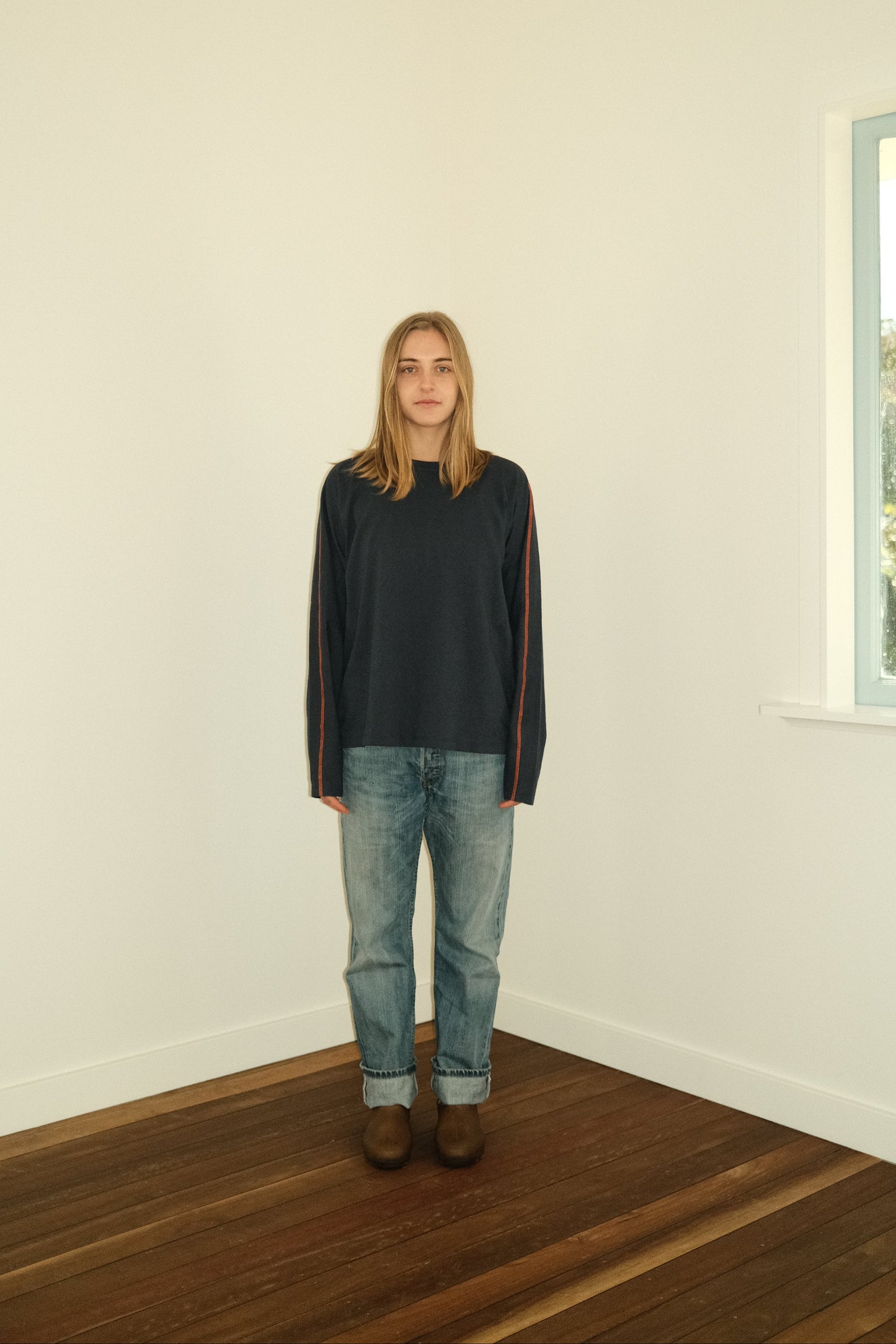 MARSH Hemp Long Sleeve - Hemp/Cotton, Navy