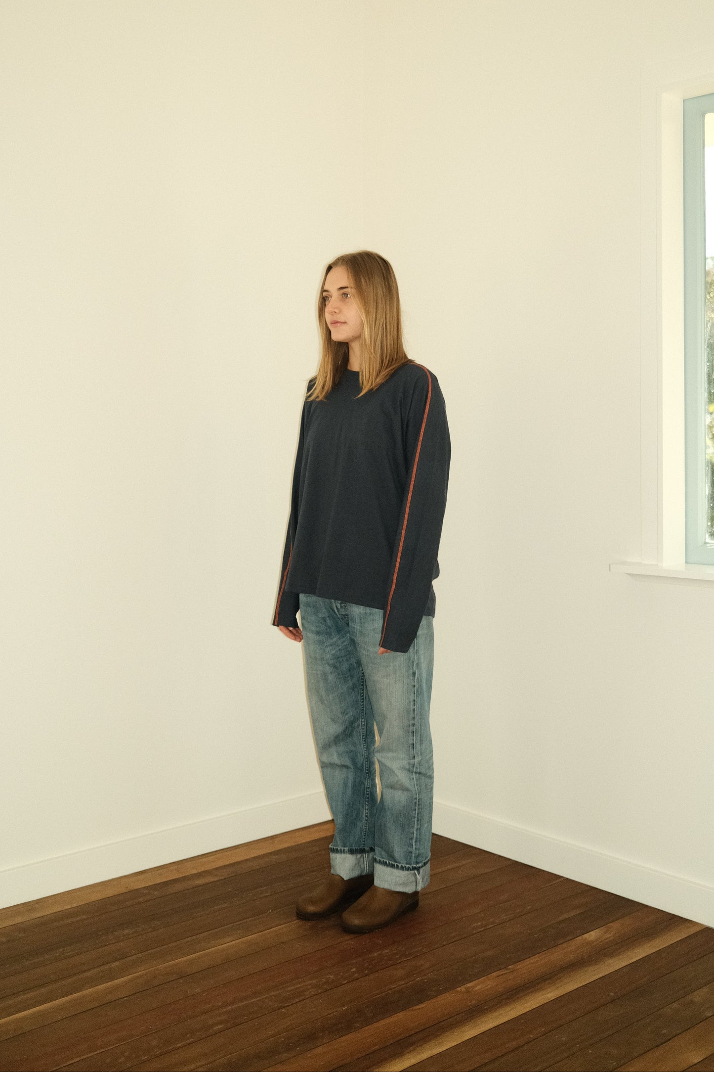 MARSH Hemp Long Sleeve - Hemp/Cotton, Navy