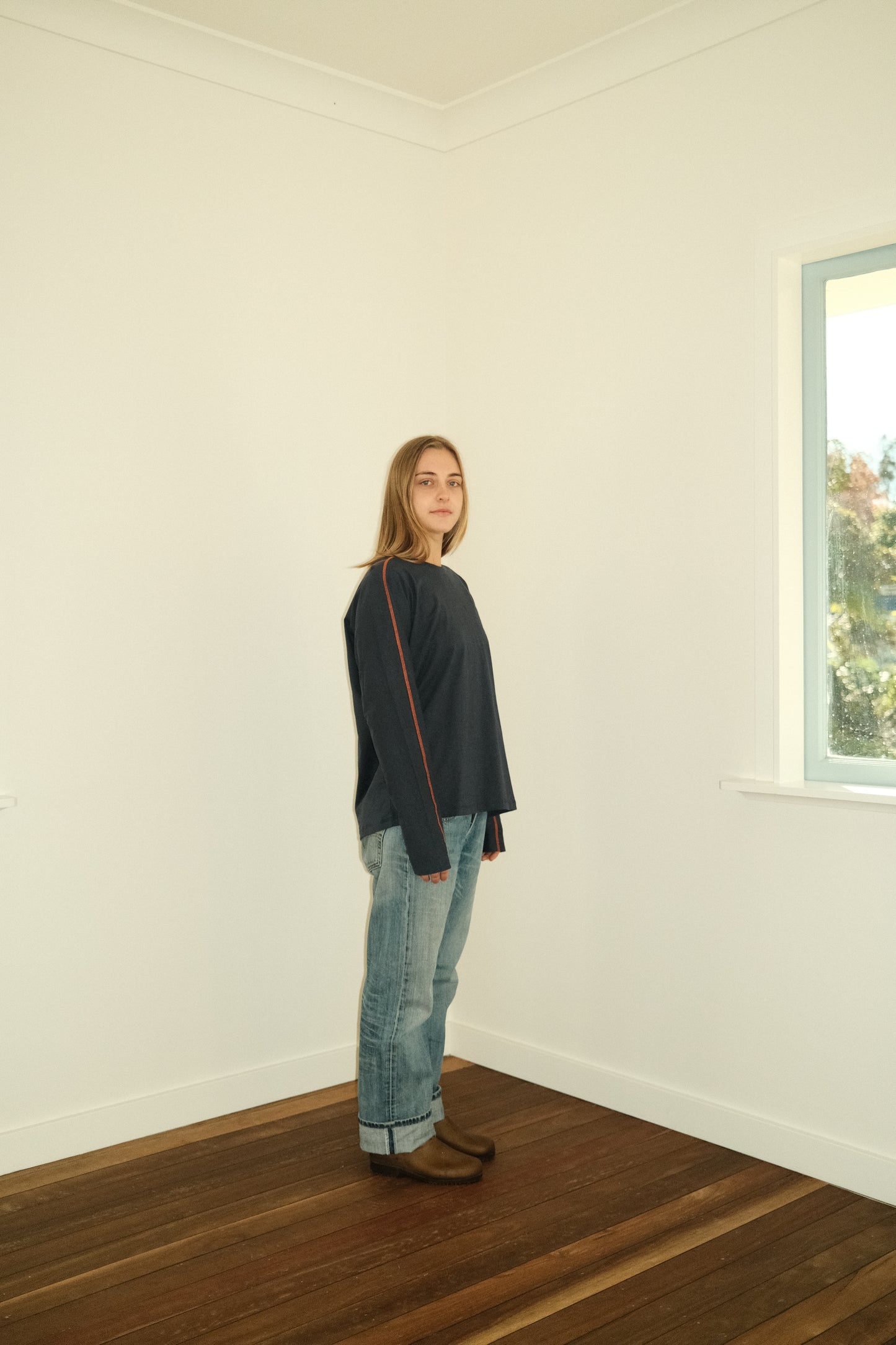 MARSH Hemp Long Sleeve - Hemp/Cotton, Navy