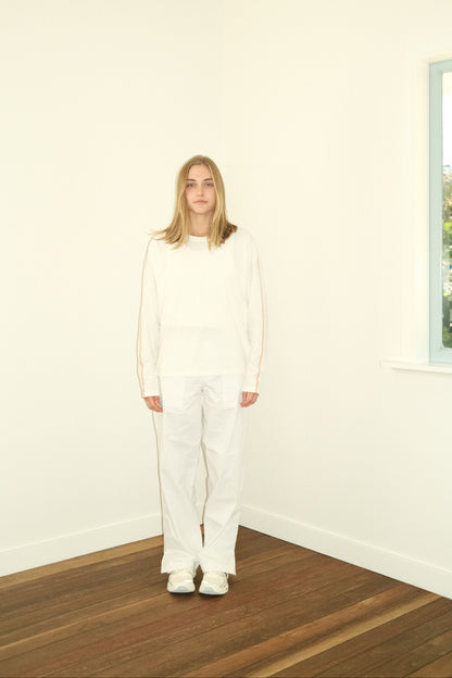 MARSH Hemp Long Sleeve - Hemp/Cotton, White
