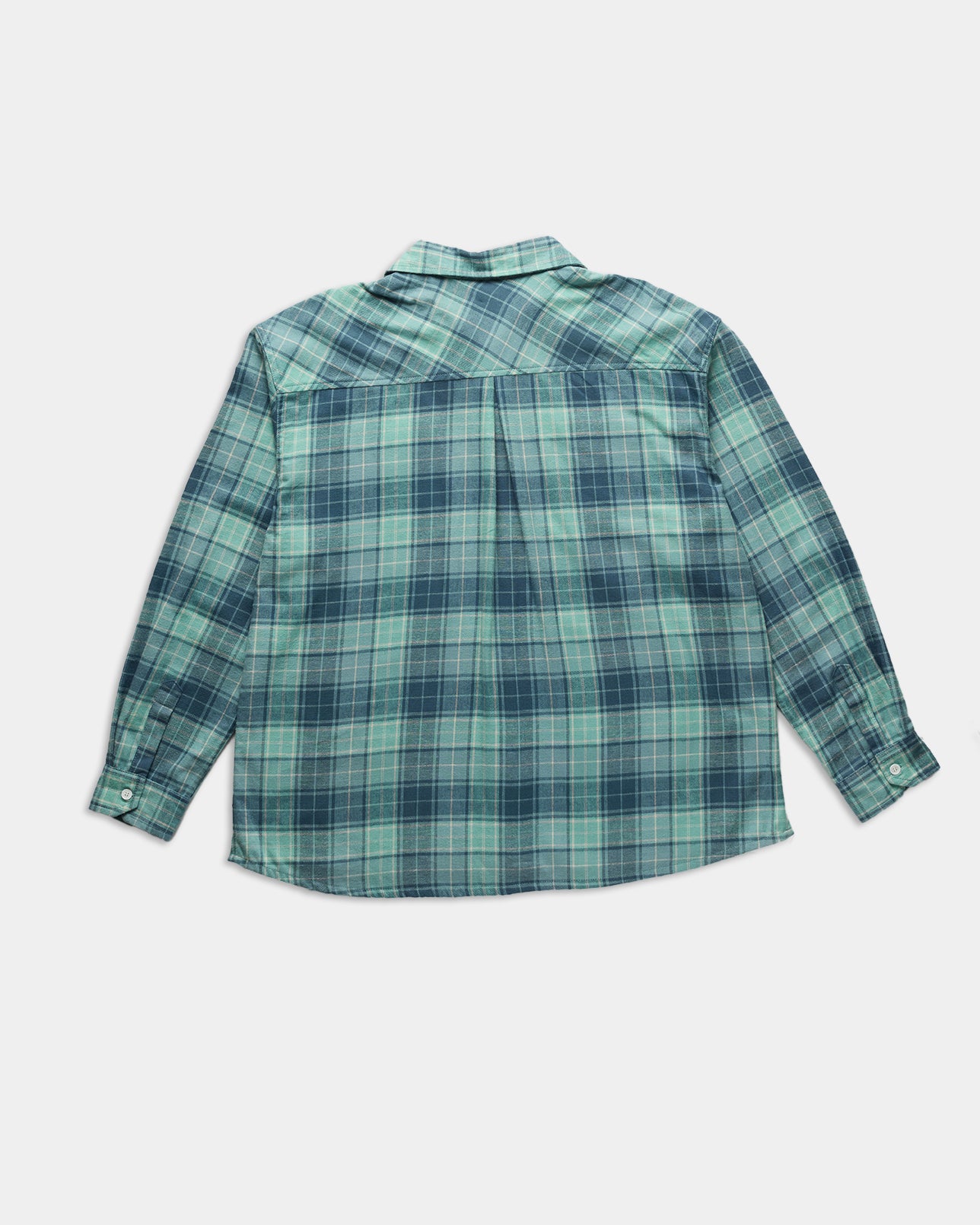 Flannel Work Shirt - Seafoam Durable and Comfortable.