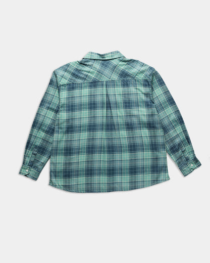 Flannel Work Shirt - Seafoam Durable and Comfortable.
