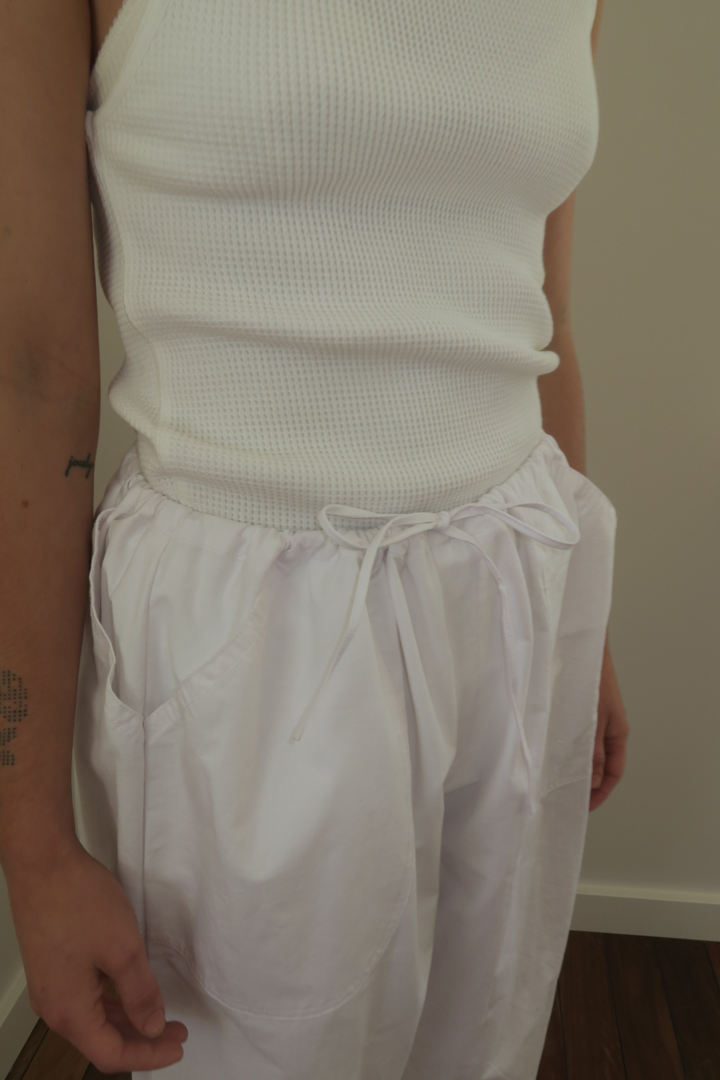 MARSH Tank - Cotton Waffle, White