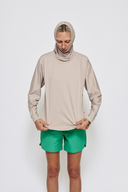 MARSH Bright Green Boardshort on-body