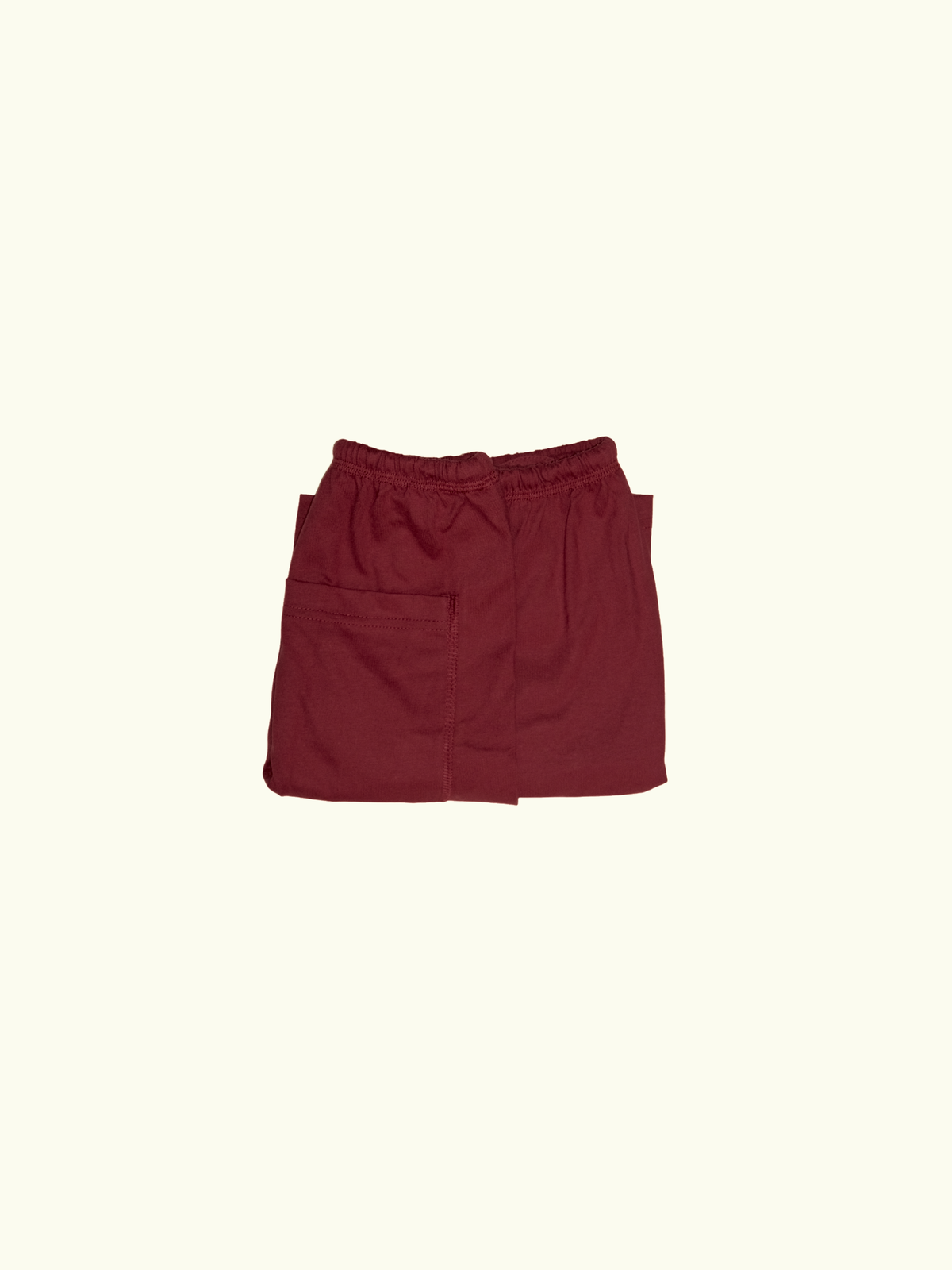 MARSH Play Short Deep Red folded back