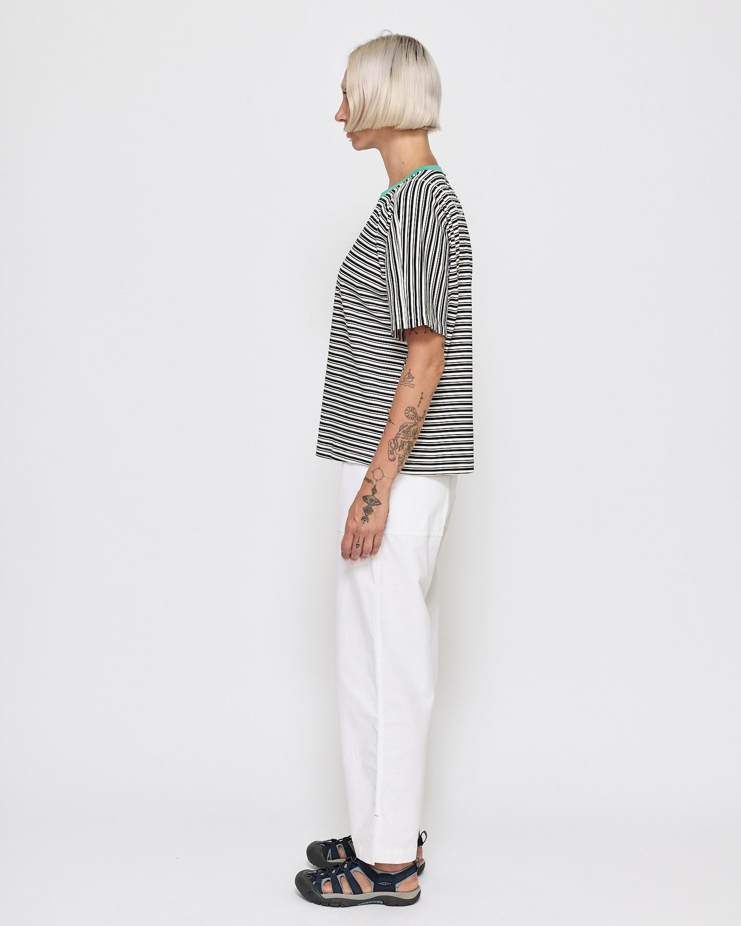 Deep Pocket Pant - White