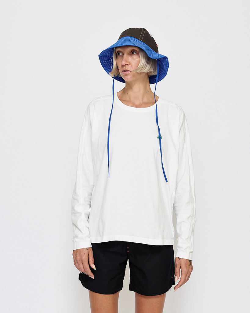 Weighted Long Sleeve Shirt - White
