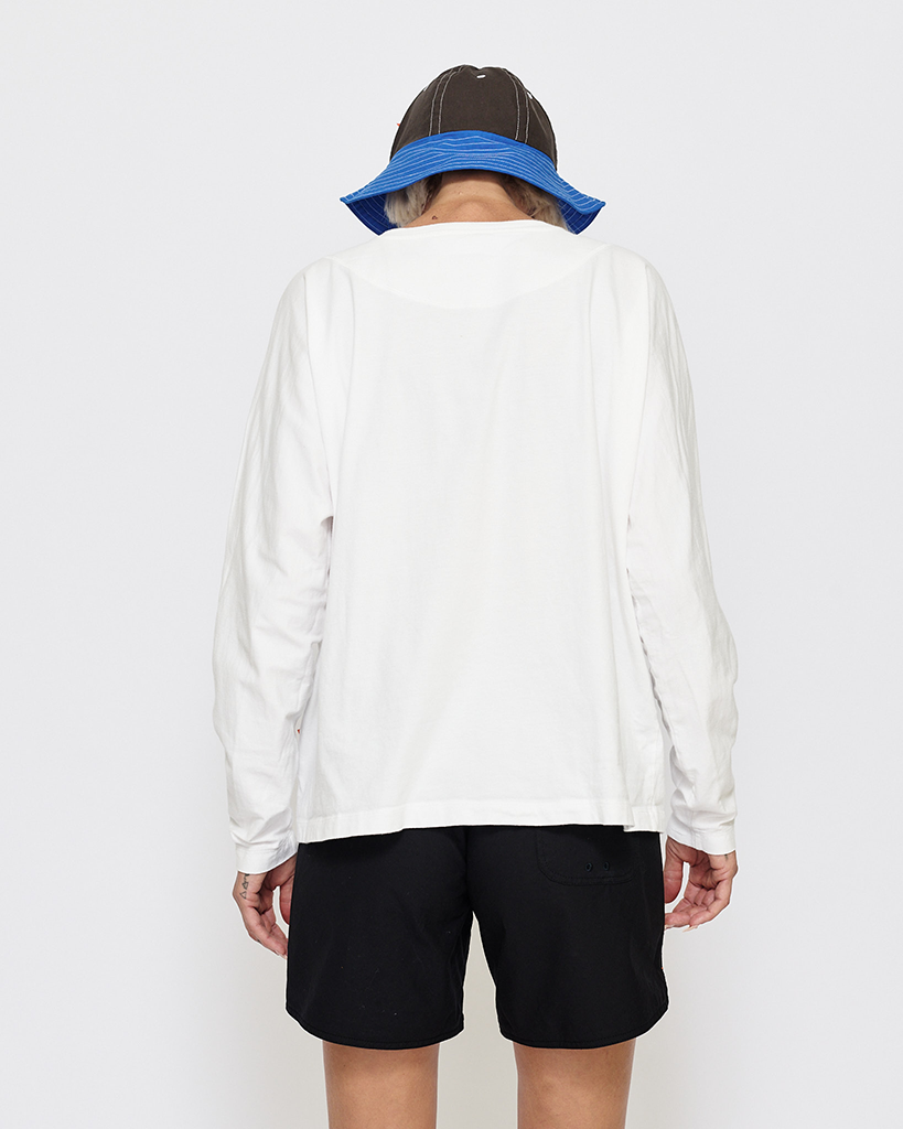 Weighted Long Sleeve Shirt - White