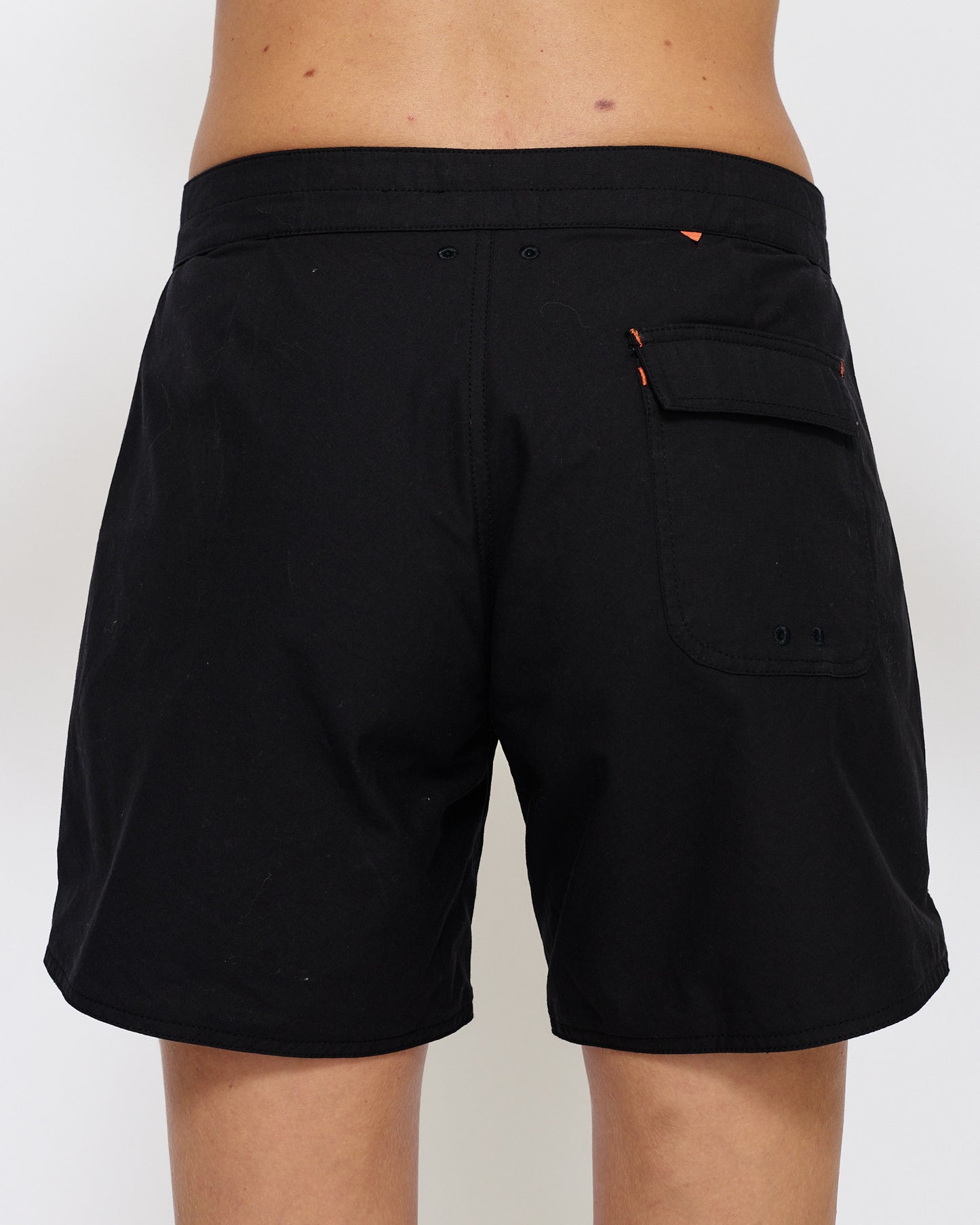 MARSH Boardshort - Cotton Ripstop, Black (Sample)