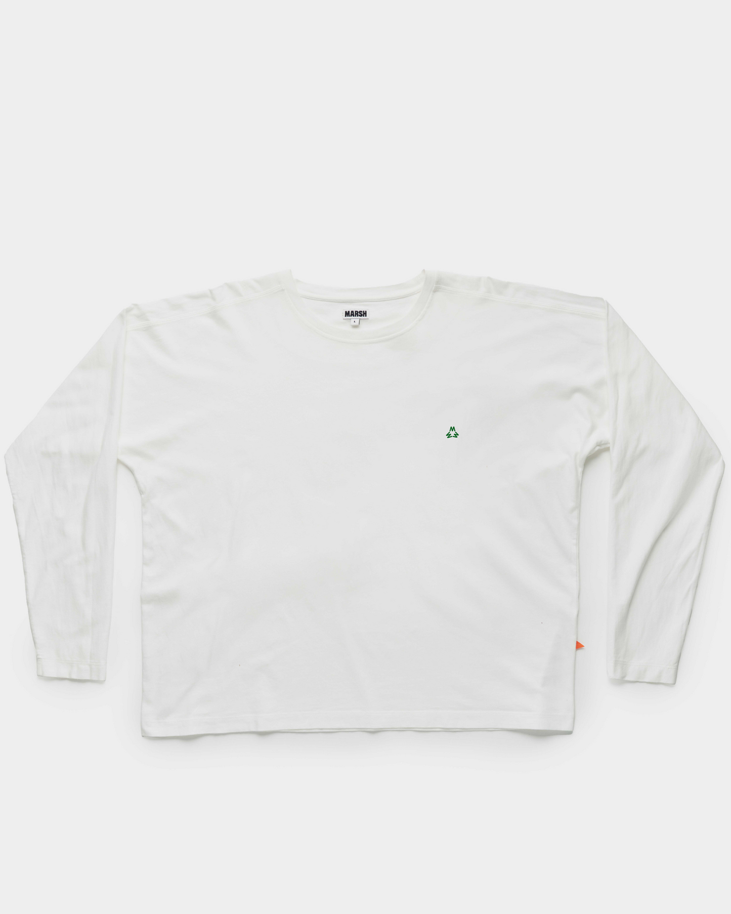 Weighted Long Sleeve Shirt - White