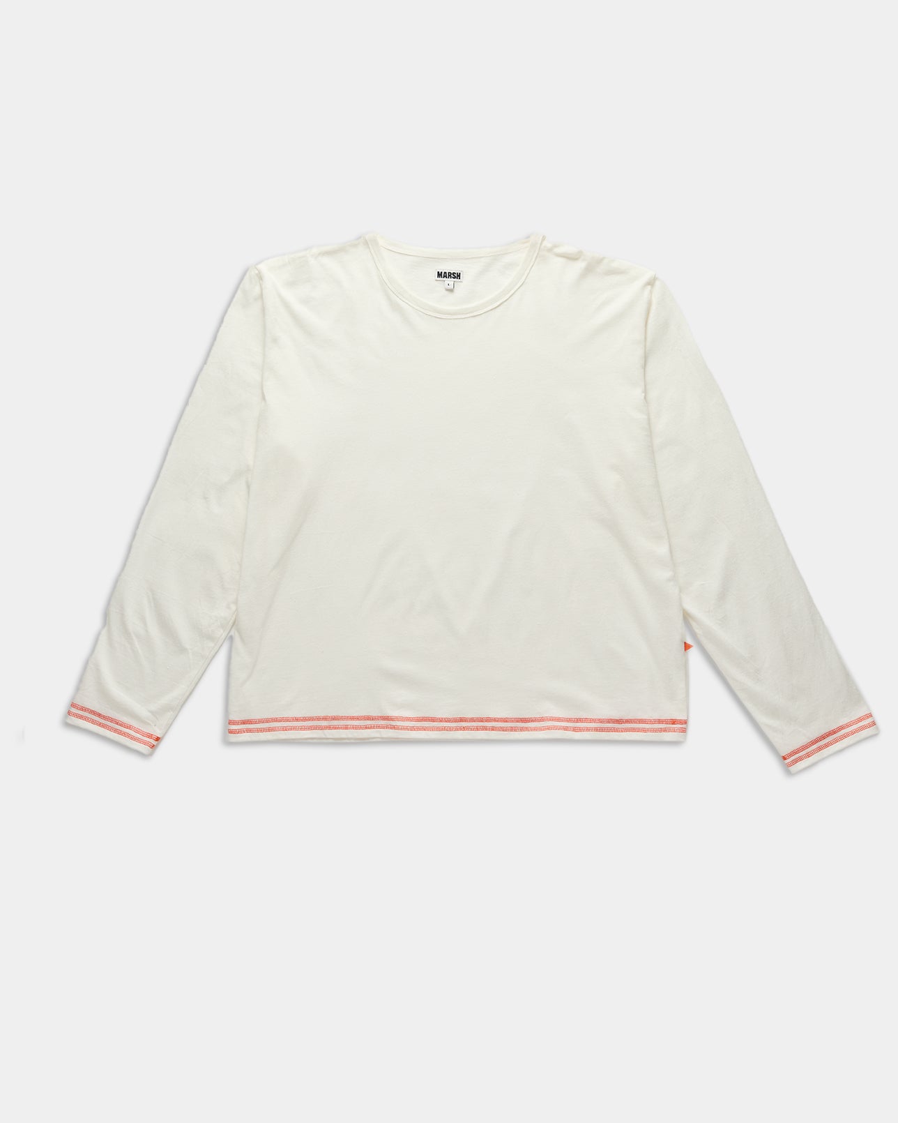 Relaxed Fit Hemp Long Sleeve Pullover - SHELL1