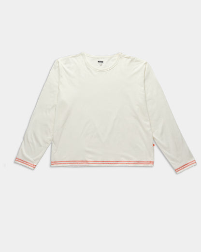 Relaxed Fit Hemp Long Sleeve Pullover - SHELL1