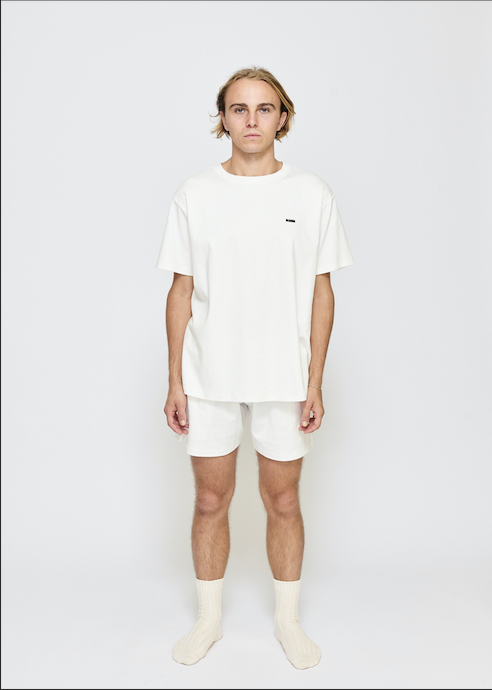 MARSH Everyday T-shirt - Organic Cotton, White Logo (Sample)