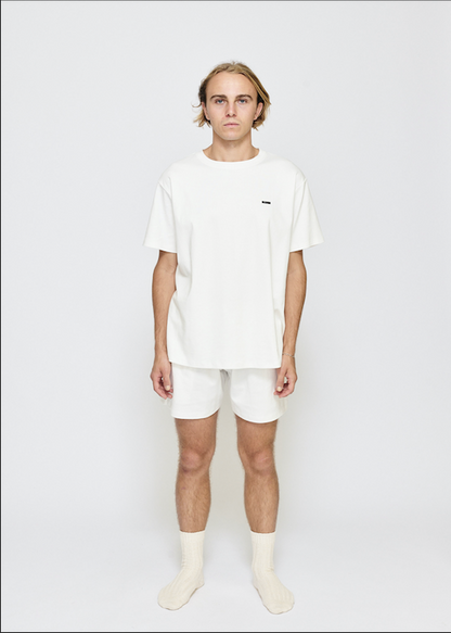 MARSH Everyday T-shirt - Organic Cotton, White Logo (Sample)