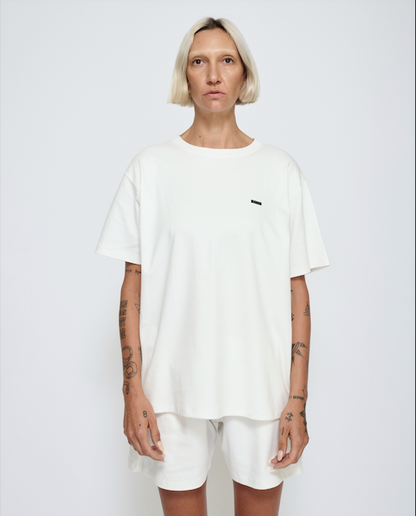 MARSH Everyday T-shirt - Organic Cotton, White Logo (Sample)