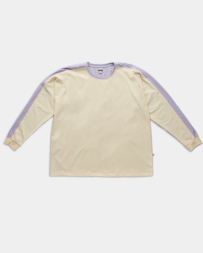 Two Tone Wet Long Sleeve T-shirt - Sunny/Mauve